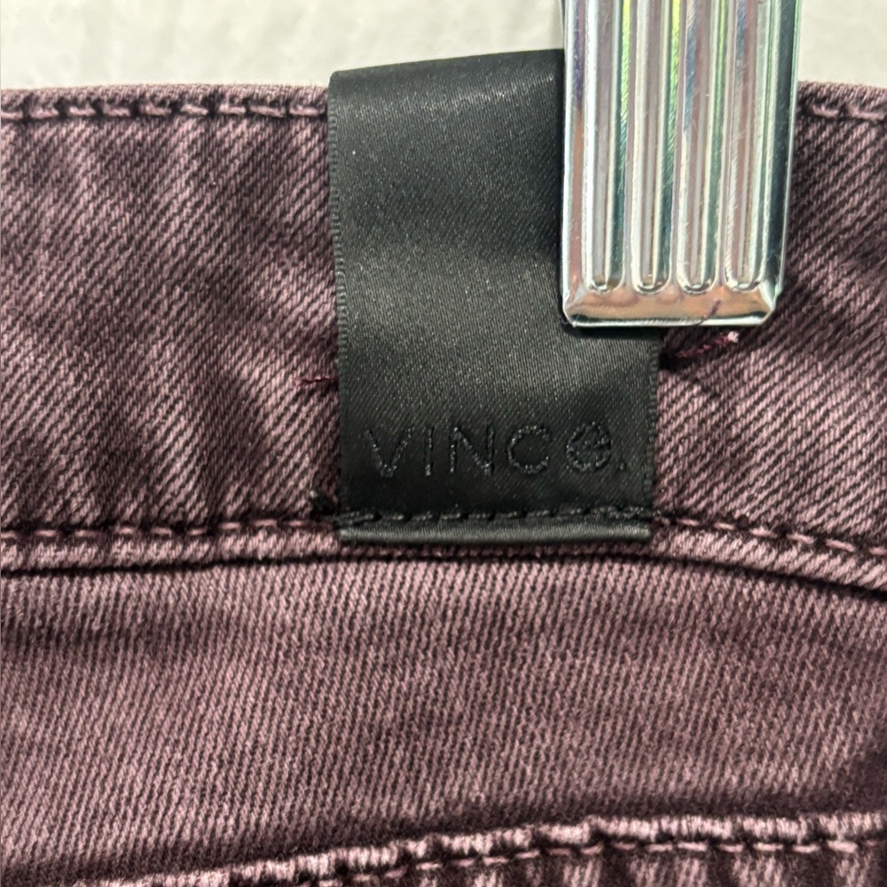 Vince Dylan Skinny Wine Red Jeans Size:27 , Womens - Picture 16 of 16